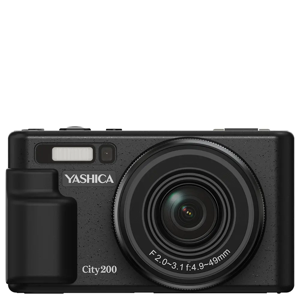 Yashica City 200 Compact Digital Camera (Black)